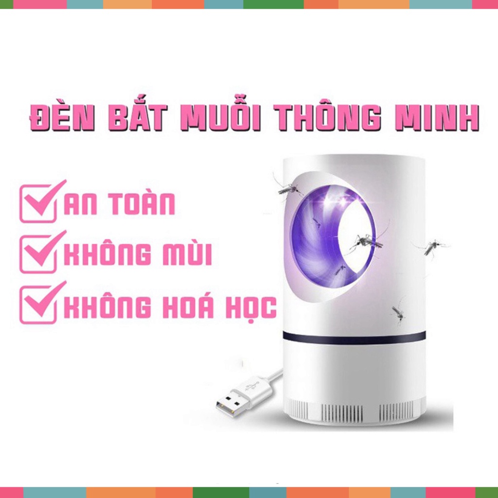 Đèn bắt muỗi, máy bắt muỗi, hình trụ, cắm cổng usb thông minh  bảo hành 12 - ảnh sản phẩm 4