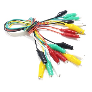 Bộ 10 dây kẹp cá sấu nhiều màu