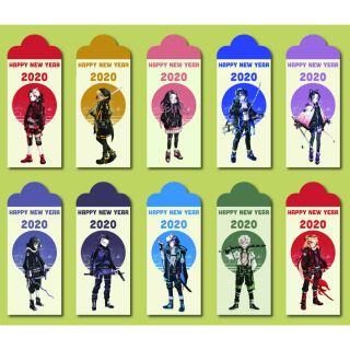 20 Lì xì Kimetsu No Yaiba tặng kèm 10 lì xì ngẫu nhiên