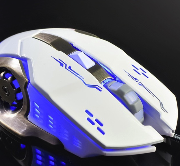 Chuột game thủ [ HÀNG LOẠI 1 ] cool ngầu thiết kế khác biệt có đèn LED nhiều màu