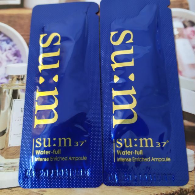 Tinh chất huyết thanh sum xanh đậm đặc siêu tái tạo da cấp nước căng bóng - Sum37 Water Full Intense 1ml mẫu mới 2021 | BigBuy360 - bigbuy360.vn