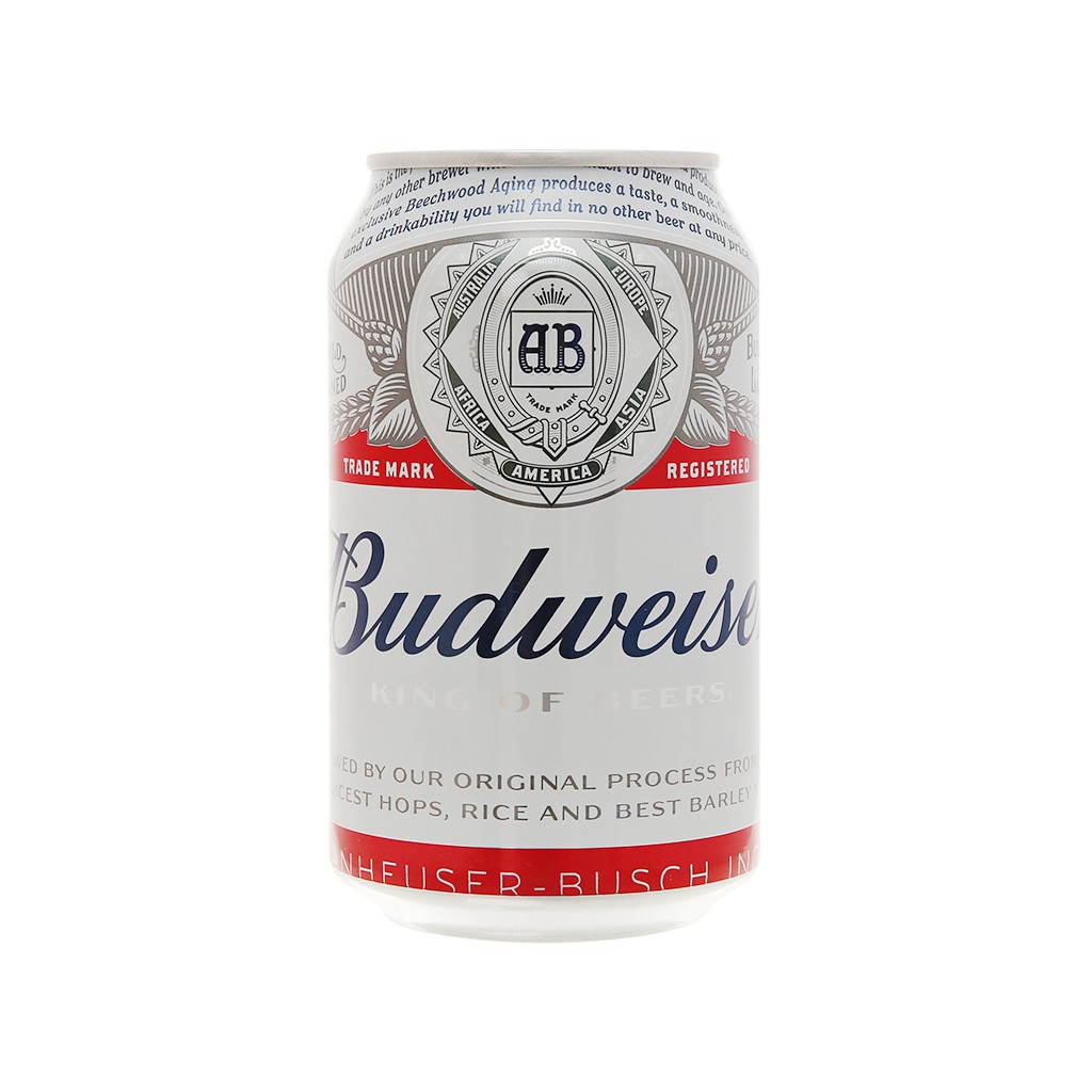 [ GIÁ RẺ NHẤT ] Thùng 24 lon bia Budweiser 330ml