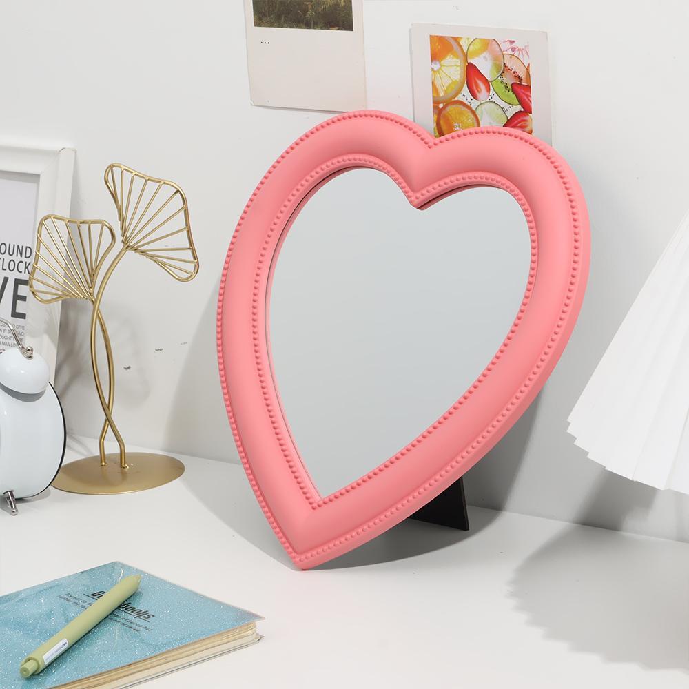 HS Gương Trang Điểm Hình Trái Tim Xinh Xắn