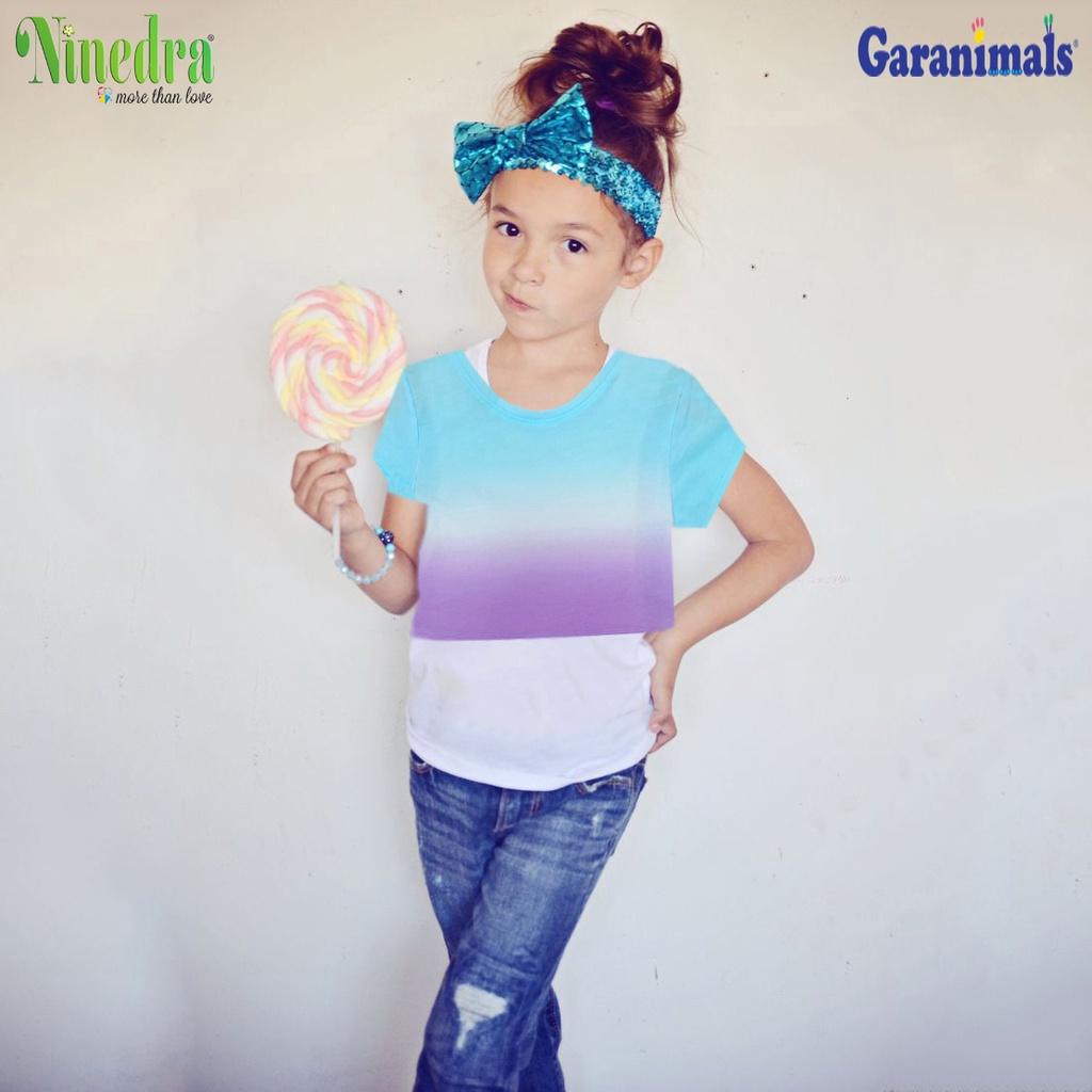 Áo thun cặp 2 lớp bé gái hàng VNXK