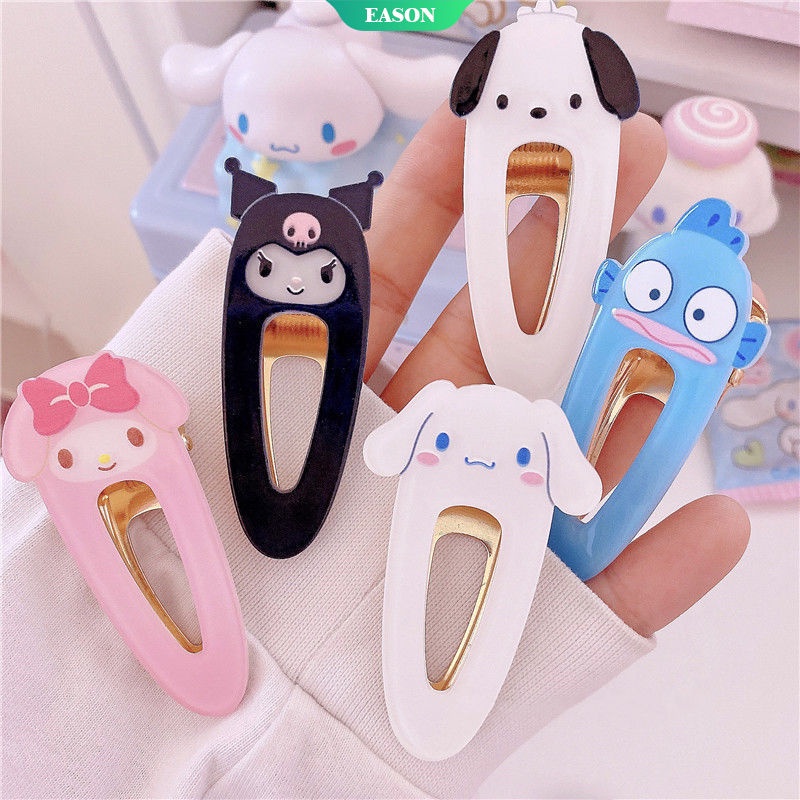 Kẹp Tóc Hình Giọt Nước Phong Cách Disney Sanrios Kawaii Kuromi My Melody Dễ Thương Chất Lượng Cao Cho Bạn Gái [WET]