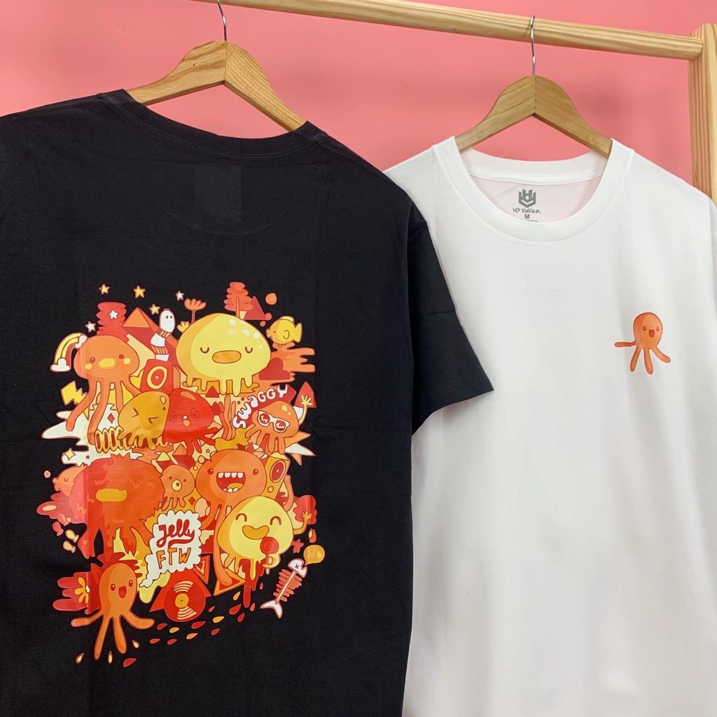 Áo Thun Tay Lỡ HY Korea In Hình Mực Jelly 138.