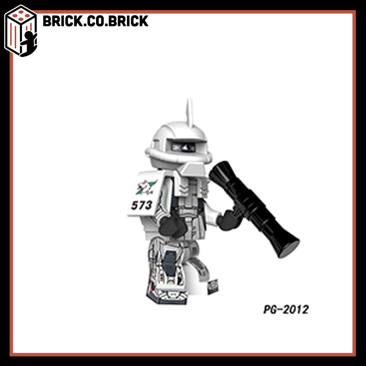 Non Lego Mobile Suit Gundam Đồ Chơi Lắp Ráp Minifigure Mô Hình Zaku Warrior PG8135