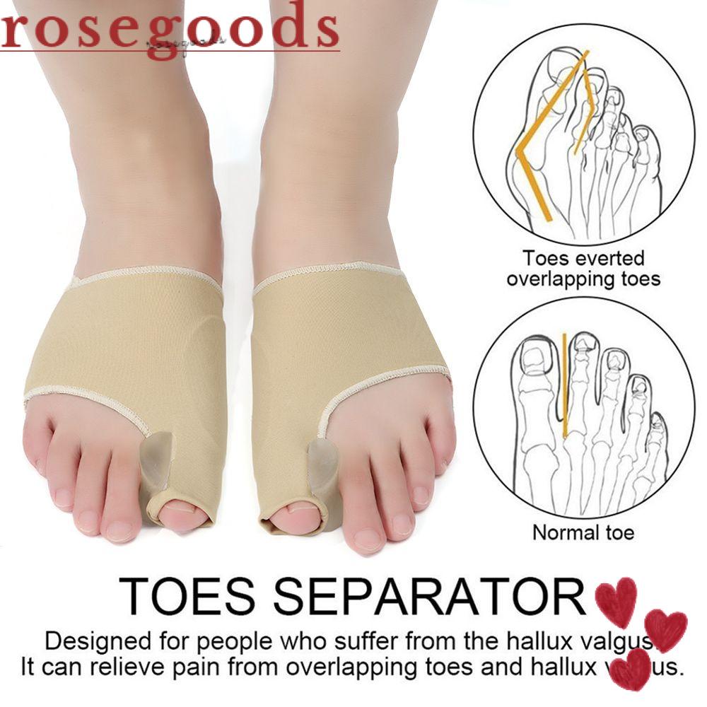 ☆Hoa Hồng☆ 1 Cặp Đai Điều Chỉnh Xương Ngón Chân Cái Giảm Đau