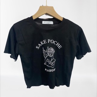 ÁO CROPTOP SAKE POCHE Có VIDEO - A3SAKE