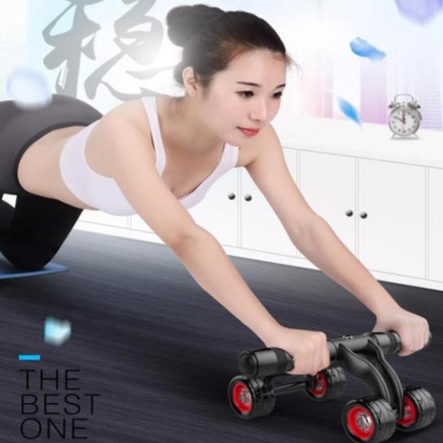 Con lăn tập bụng 4 bánh