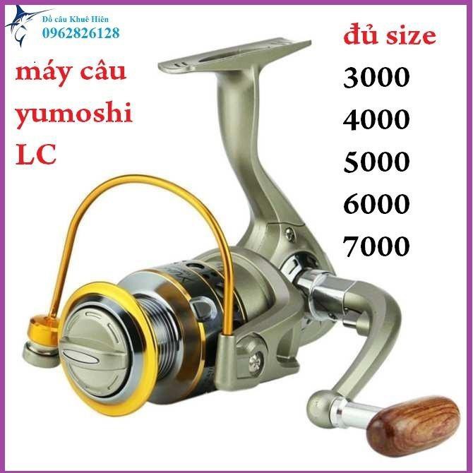 máy câu cá kim loại máy câu cá kim loại yumoshi lc 5000 máy câu cá yumoshi cần câu máy câu cá hàng h