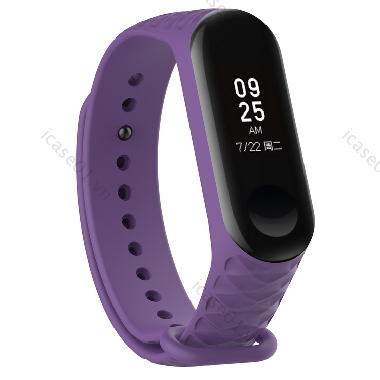 mi band 3 4 strap Dây Đeo Thay Thế Chất Liệu Silicon Thiết Kế Nhiều Lỗ Thời Trang Cho Xiaomi Mi Band 4 Miband 3 / Mi Band3