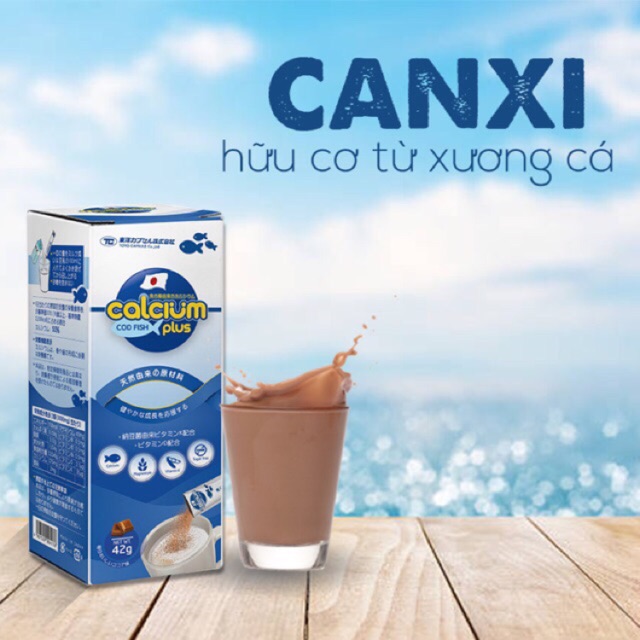 {Đủ Bill}COMBO 10+2 HỘP - Canxi cá tuyết Plus Nhật Bản - Canxi tăng chiều cao tố đa - Canxi cho bé- Canxi cho bà bầu | Thế Giới Skin Care