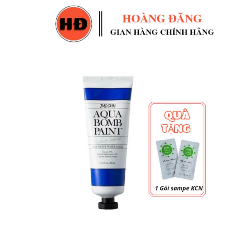 Gel dưỡng ẩm, làm dịu và sáng da Badskin Aqua Bomb Paint