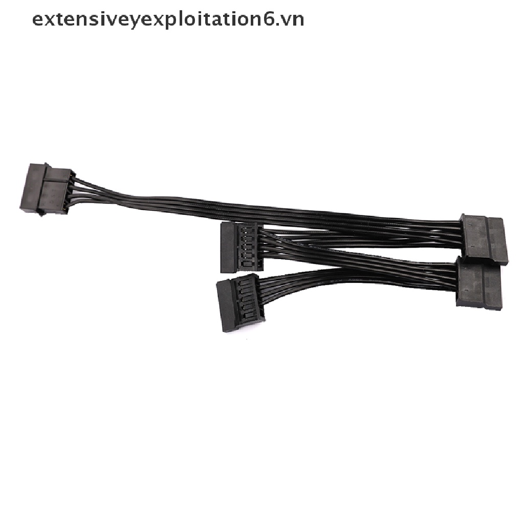 Dây Cáp Chia Nguồn Ổ Cứng 4pin IDE 1 Sang 5 SATA 15Pin / E6VN / DIY