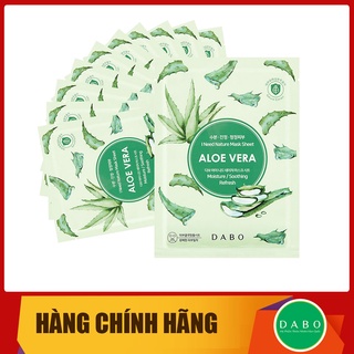 Bộ 10 miếng đắp Mặt nạ Tinh chất Lô hội Cao cấp – DABO I NEED NATURE ALOEVERA