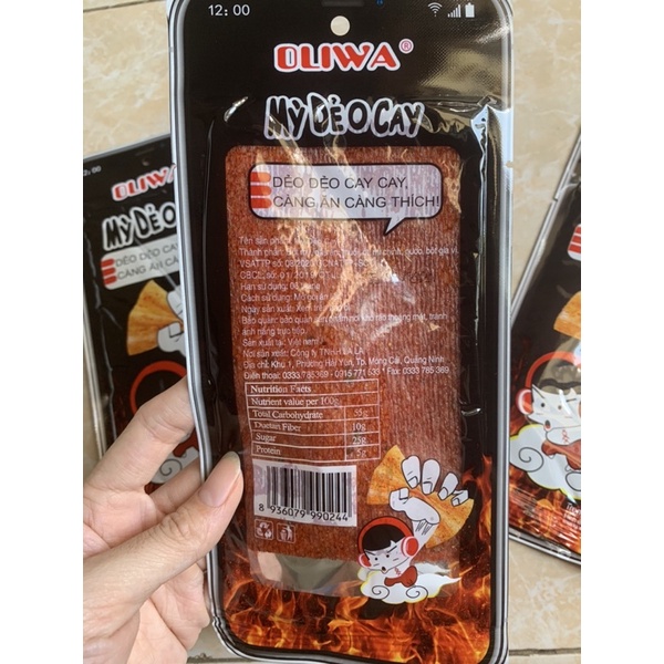 Snack Mỳ Dẻo Cay Oliwa gói 28Gram