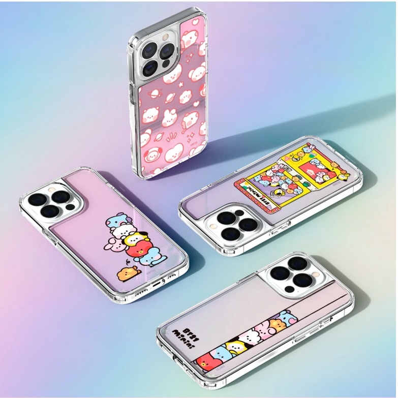 Ốp Điện Thoại Họa Tiết bts bt21 Cho iphone15 iphone14 iphone13 iphone12 iphone 11 iphone x xs xr