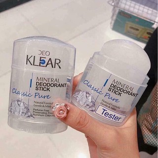 Lăn Đá Khoáng Khử Mùi DEO KLEAR 70gram Thái Lan
