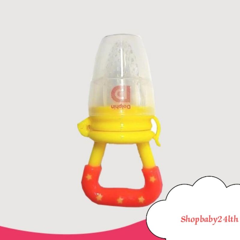 Túi nhai ăn dặm chống hóc Silicon cao cấp hiệu Dolphin