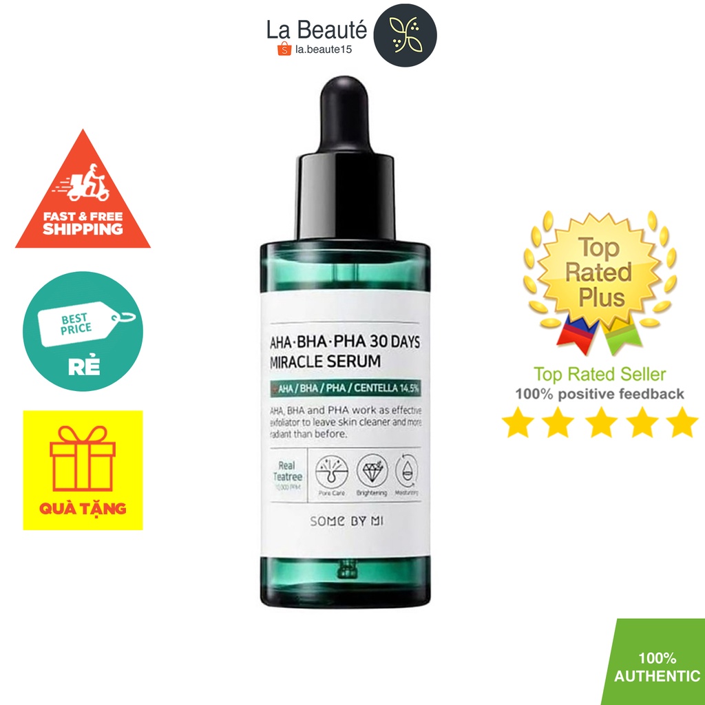 Tinh Chất Giảm Mụn - Some By Mi AHA-BHA-PHA 30 Days Miracle Serum 50ml