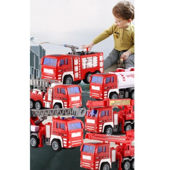 Mô hình xe ô tô cứu hoả đồ chơi cho các bé từ 3 tuổi