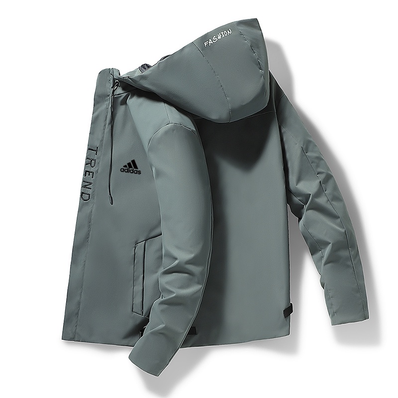 Áo khoác Adidas có nón chống nước chống gió cỡ lớn size M-5XL dành cho nam