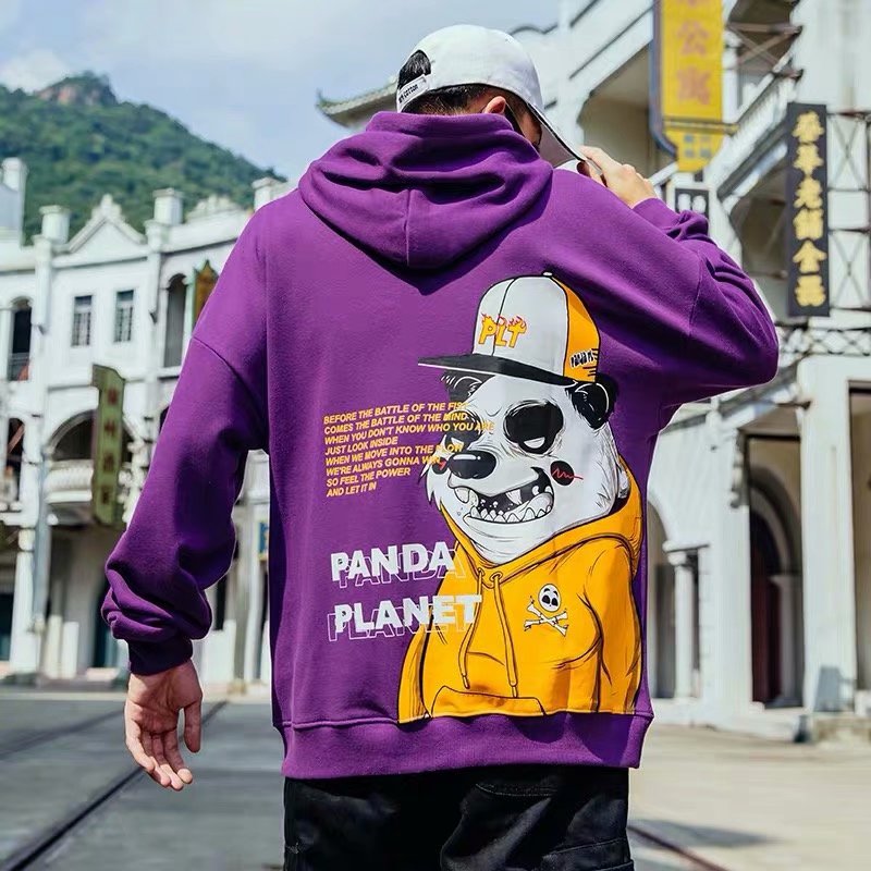 Áo Hoodie Nam Dáng Rộng Có In Hình Thời Trang Phong Cách Hàn Quốc | BigBuy360 - bigbuy360.vn