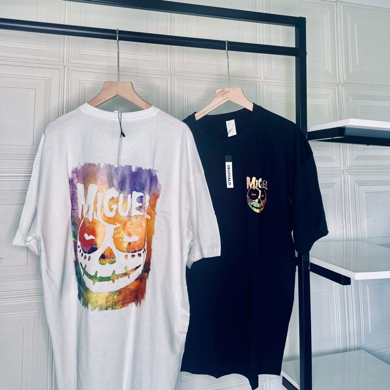 [2Buffalo] Áo thun Unisex, Áo thun nam nữ 100% cotton cao cấp Miguel streetwear form oversize co giãn 4 chiều | BigBuy360 - bigbuy360.vn