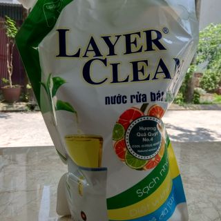 Nước rửa bát hữu cơ hương quýt Layerclean