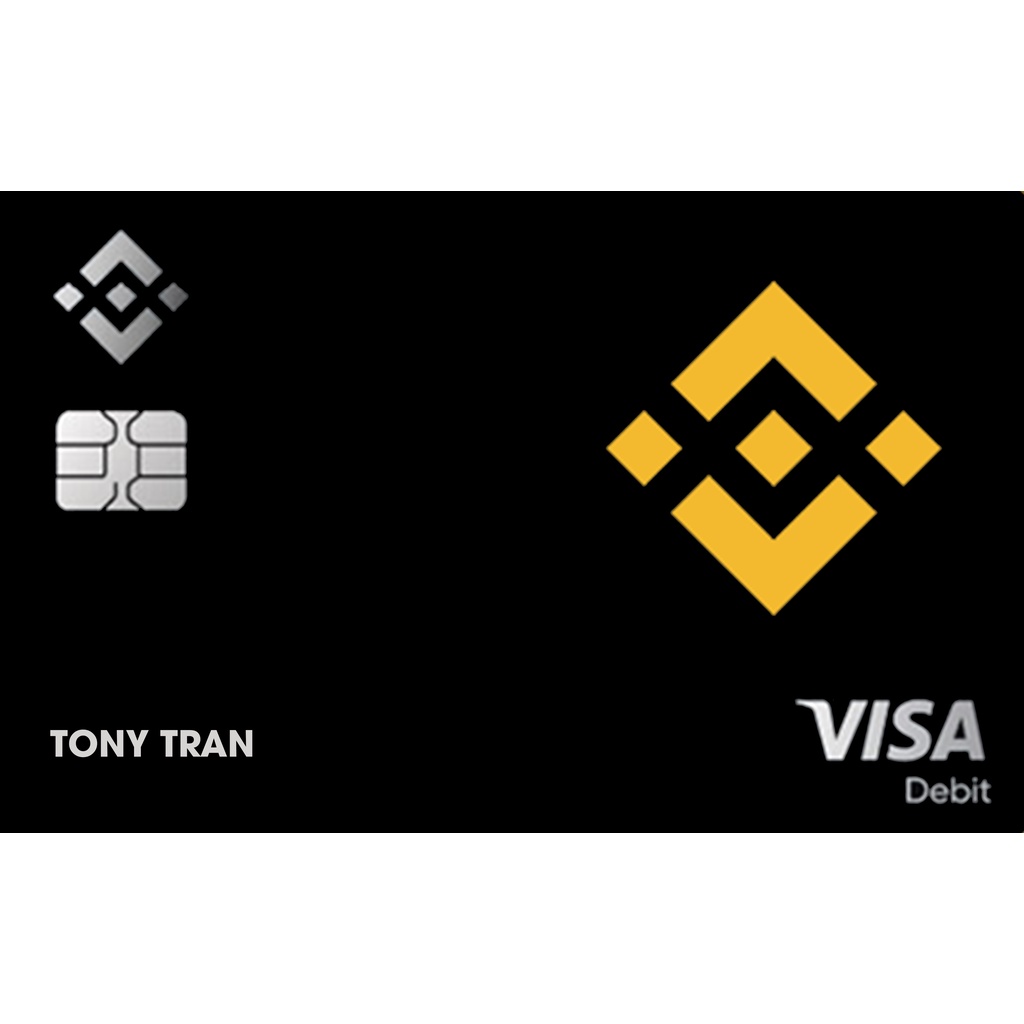 Danh thiếp thông minh in hình thẻ đen Binance - TÊN/QR CODE THEO YÊU CẦU - THẺ 1 CHẠM
