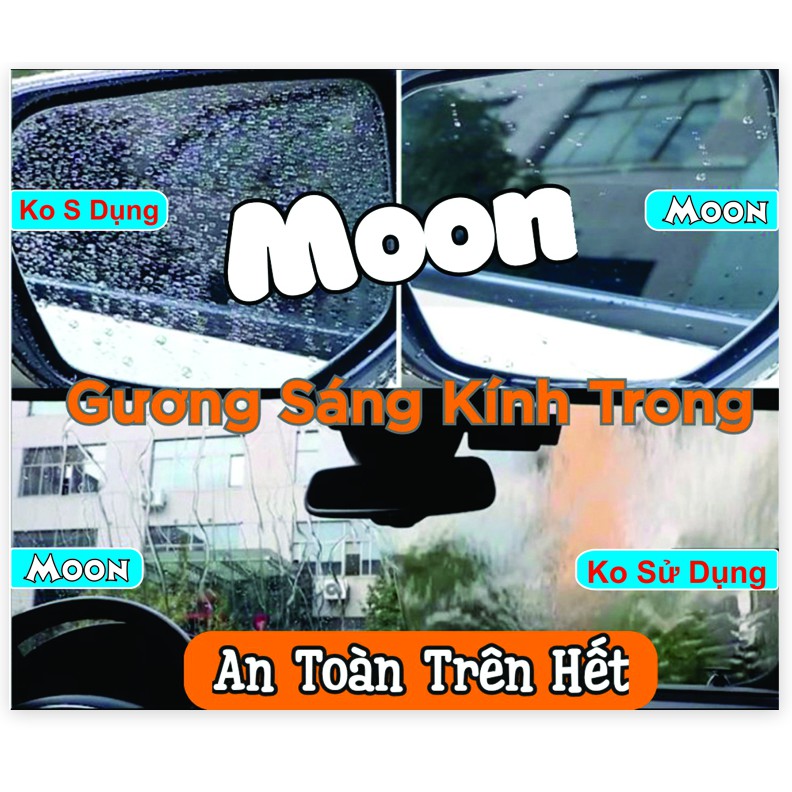 Moon 90ml- Siêu Tẩy Ố - Cặn Canxi - Váng 7 Màu Trên Kính Otô Vết gỉ Sắt - Cặn Bám Lâu Ngày Trên Vòi Labo - Inox Moon - M