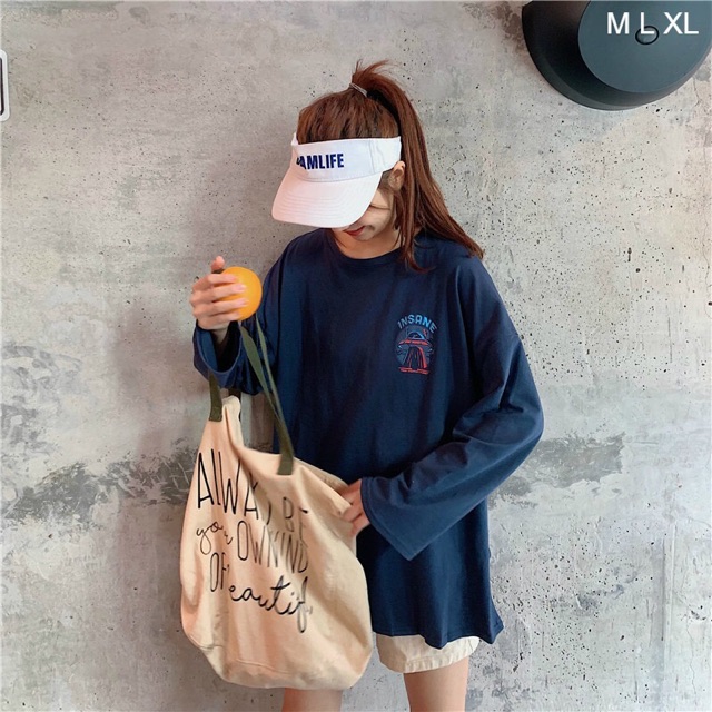 [Hàng đẹp] Áo thun tay dài nam nữ couple form rộng ulzzang phong cách Hàn Quốc INSANE thu đông | BigBuy360 - bigbuy360.vn