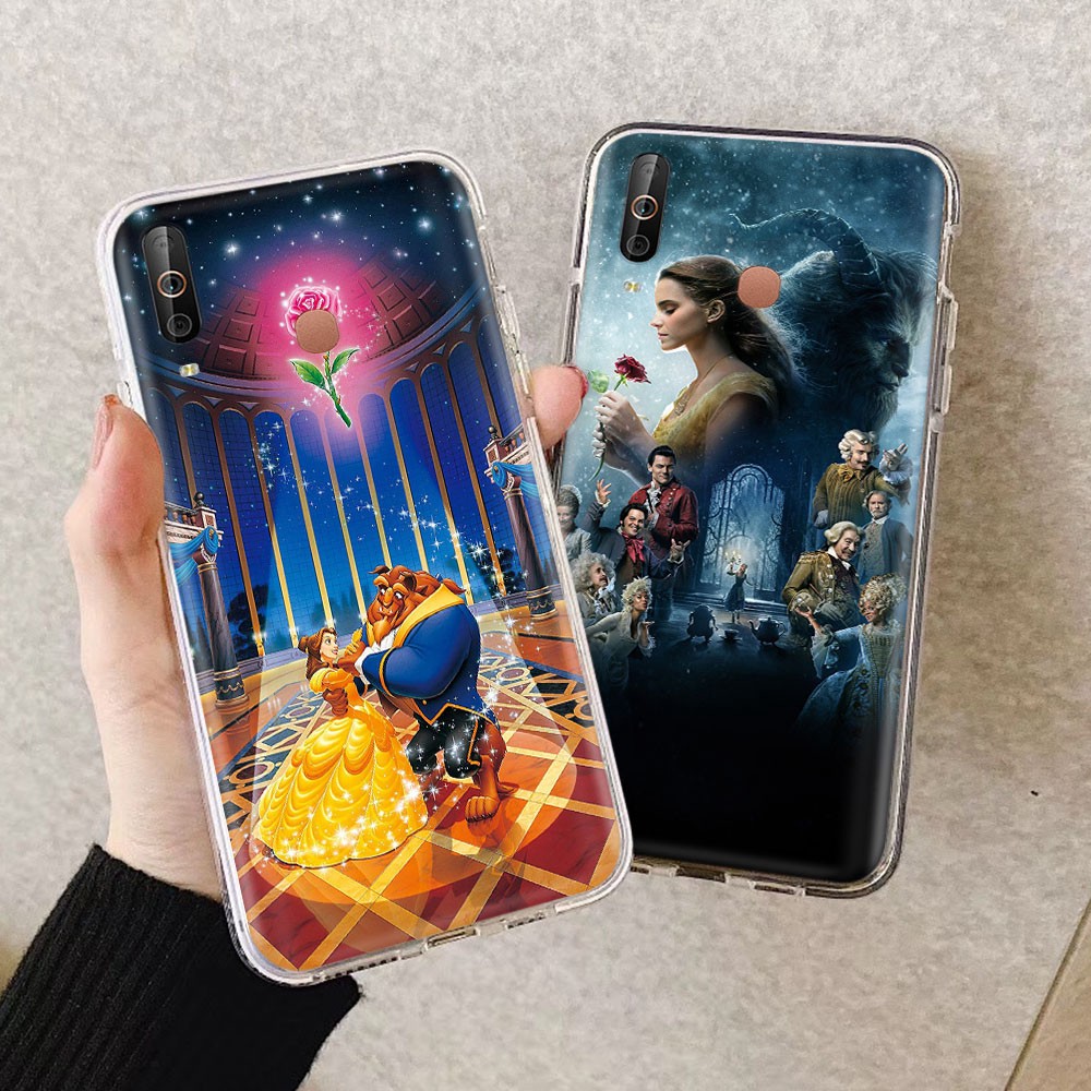 Ốp Lưng Mềm Trong Suốt In Hình Beauty And The Beast Cho Xiaomi Redmi Note 6 / 8 Pro / 8t / 6a / 8a / 30gt