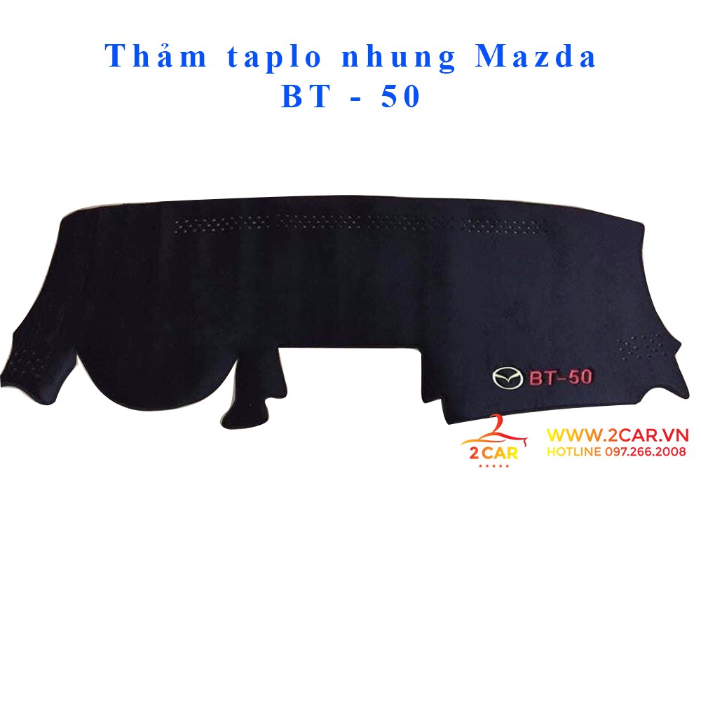 Thảm taplo nhung xe Mazda BT 50 2013-2020