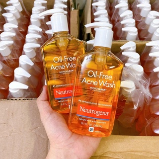 Sữa Rửa Mặt Neutrogena Oil-Free Acne Wash 269ml Chuẩn USA
