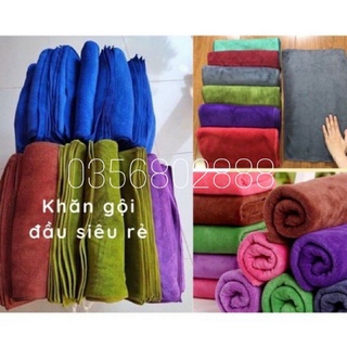 Khăn gội spa 35*75 siêu thấm hút loại 1