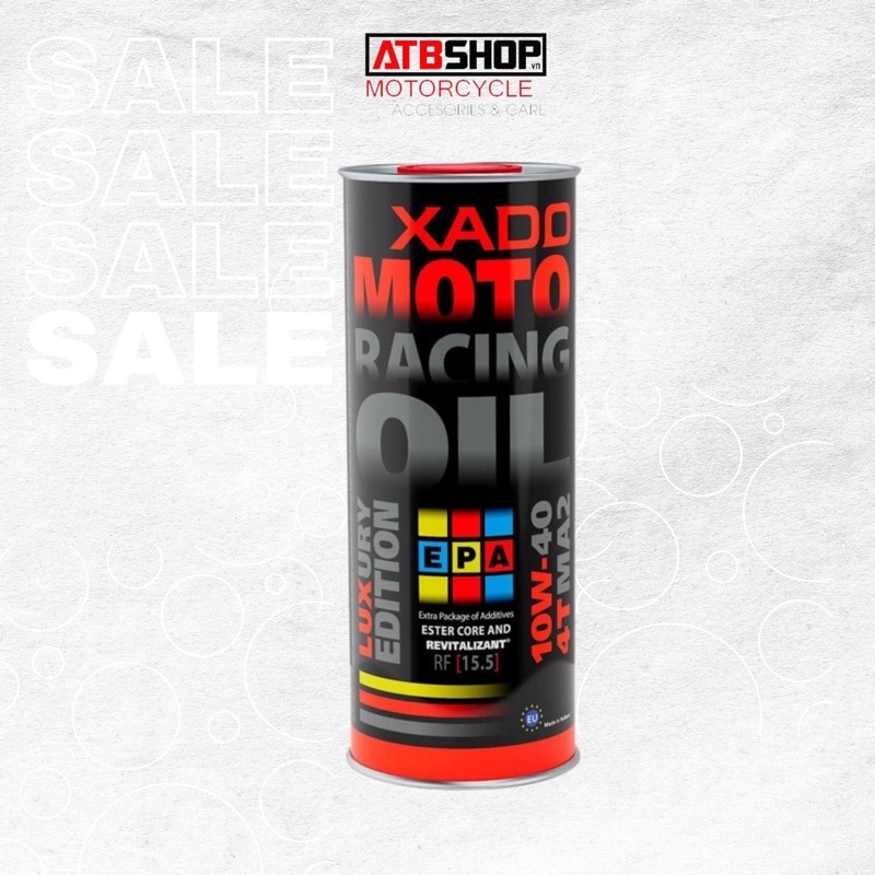 Dầu Nhớt Cao Cấp Nhập Khẩu Xado Racing 10W40 Lon 1 Lít