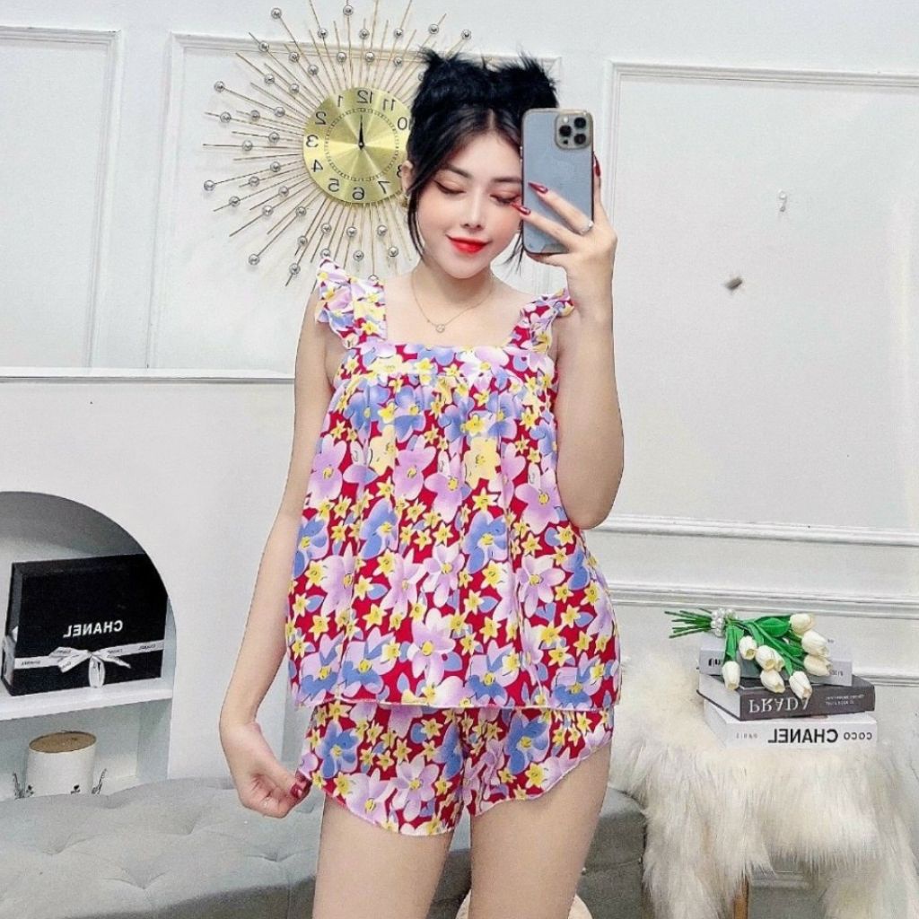 Đồ ngủ nữ MIKY Đồ ngủ sexy lụa cao cấp mềm mại xinh xắn &lt; 58kg
