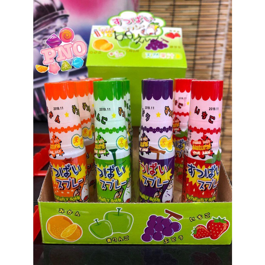 Kẹo xịt chua trái cây - Nhật Bản