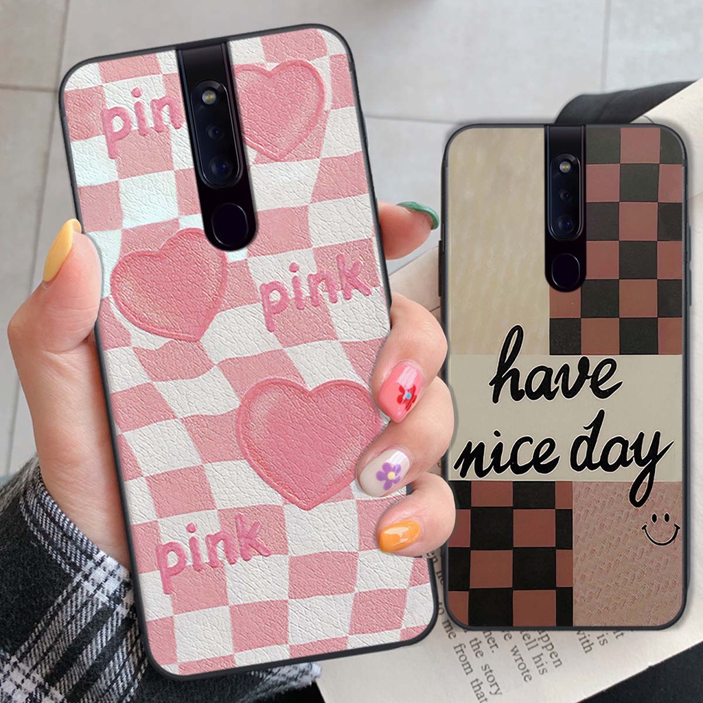 Ốp Oppo F11 / F11 Pro caro trái tim cá tính, thời trang siêu đẹp, siêu phong cách
