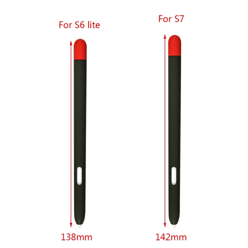 Ốp lưng silicon mềm bảo vệ bút cảm ứng màu tương phản phong cách sang trọng cho samsung galaxy tab s9 s8 s6 lite / s7
