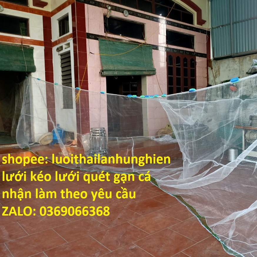 Lưới quét vét cá, Lưới keo cá, cao 3m dài 10m lưới cước thái lan  thông số lưới cước  chá thái lan dây dặn bên bỉ