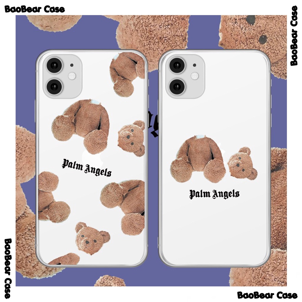 Ôp lưng Gấu Palm Angels iPhone 6/6Plus, 7/8plus, X/Xs, XsMax , 11, Xr, 11pro, 11ProMax, 12/12pro, 12ProMax...