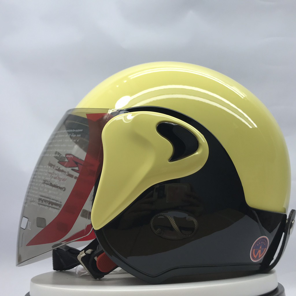 Mũ bảo hiểm GRS A318k (vàng line đen)