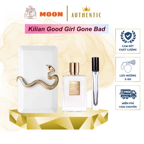 Nước hoa nữ Kilian Good Girl Gone Bad, Rắn Trắng - Dầu thơm Kilian Good Girl Gone Bad nồng độ EDP - Moon Store