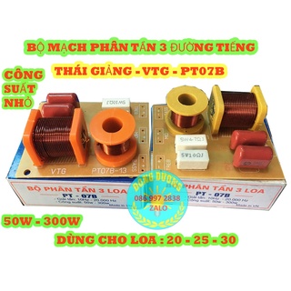 Combo 2 mạch phân tần 3 loa pt 07b - mạch 1bass -1trung -1treble