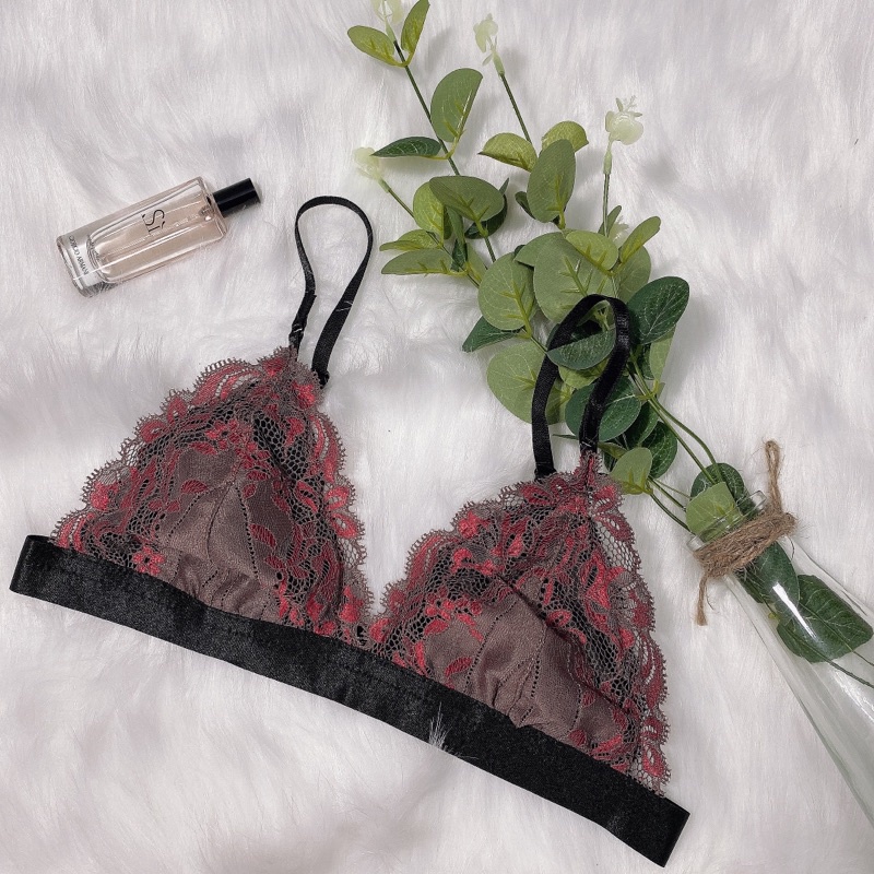 Orchid Brown Bralette - Áo lót ren sexy thoải mái quyến rũ nâu đỏ | BigBuy360 - bigbuy360.vn