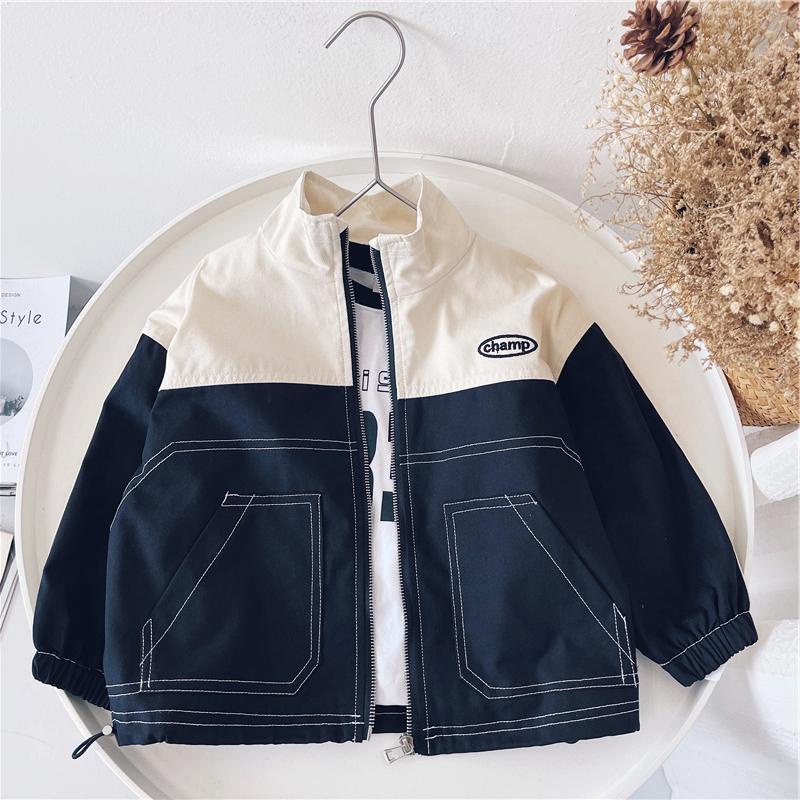 Áo khoác thể thao phong cách Hàn Quốc thời trang xuân thu cho bé trai 2023