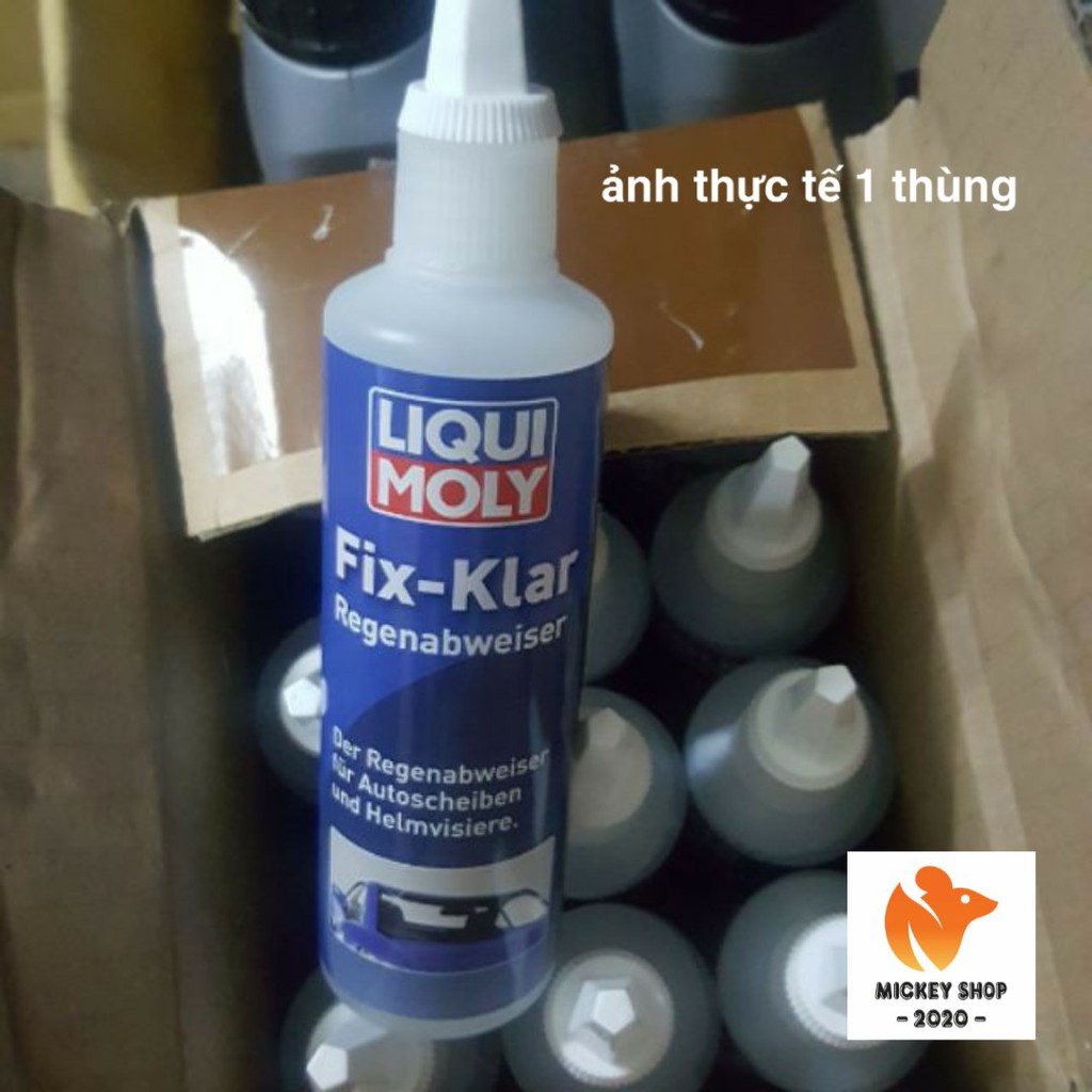 Dung dịch chống bám nước mưa cao cấp - Fix Klar (Liqui Moly)